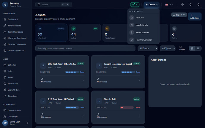 Step 2: Add a New Asset