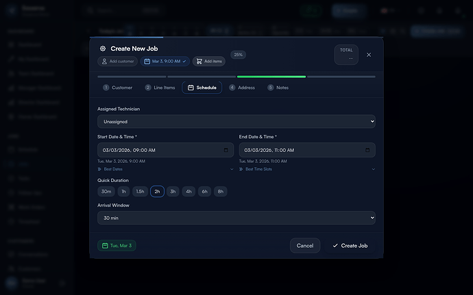 Step 4: Add Line Items and Services