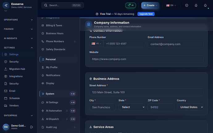 Step 4: Add Contact Information
