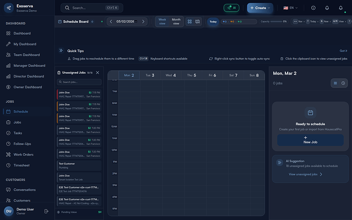 Step 2: Switch Between Week and Month Views