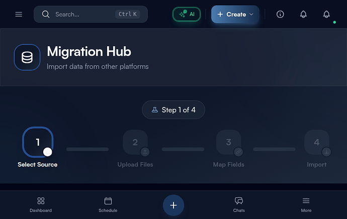 Step 1: Navigate to Migration Hub