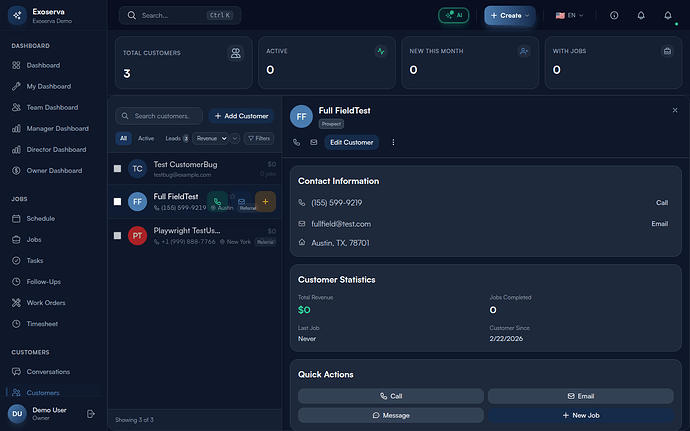 Step 3: Add a New Customer