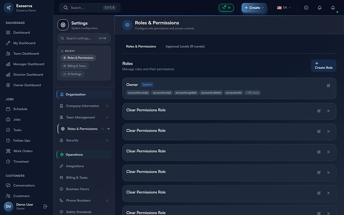 Step 3: Review the Permission Matrix