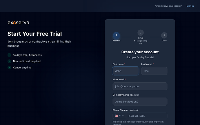 Step 3: Enter Your Personal Information