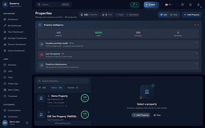 Step 1: Navigate to the Properties Page