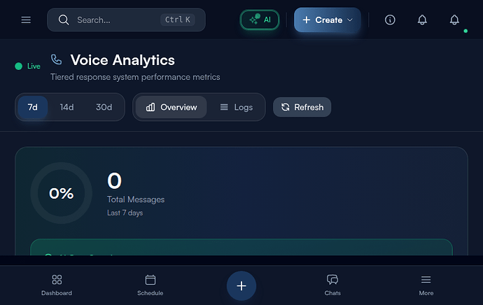 Step 1: Navigate to Voice Analytics