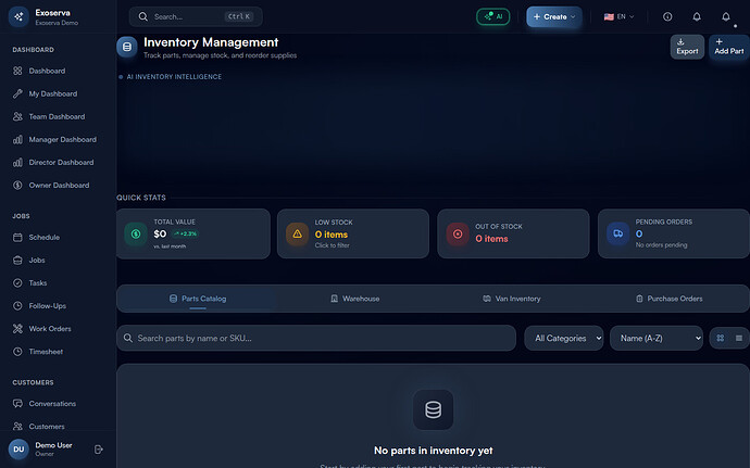 Step 3: Add a New Inventory Item