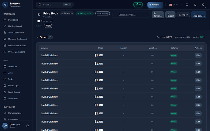 Step 1: Navigate to the Price Book