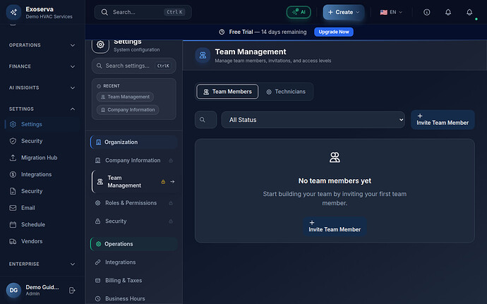 Step 1: Navigate to Team Management