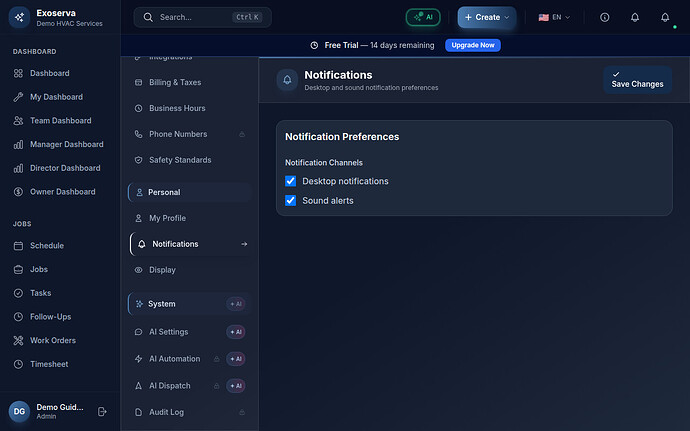 Step 1: Navigate to Notification Settings