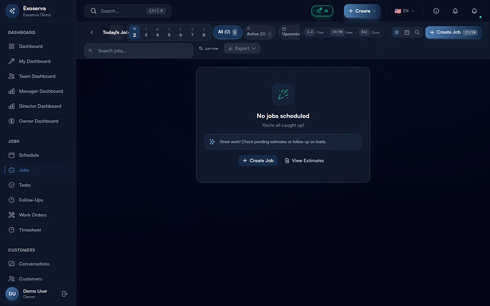 Step 1: Navigate to the Jobs Page