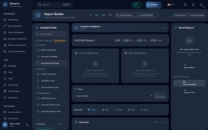 Step 2: View the Revenue Report